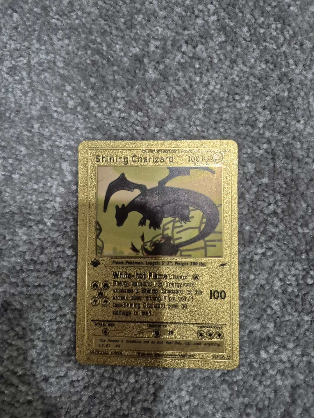 Shining Charizard Pokemon Card