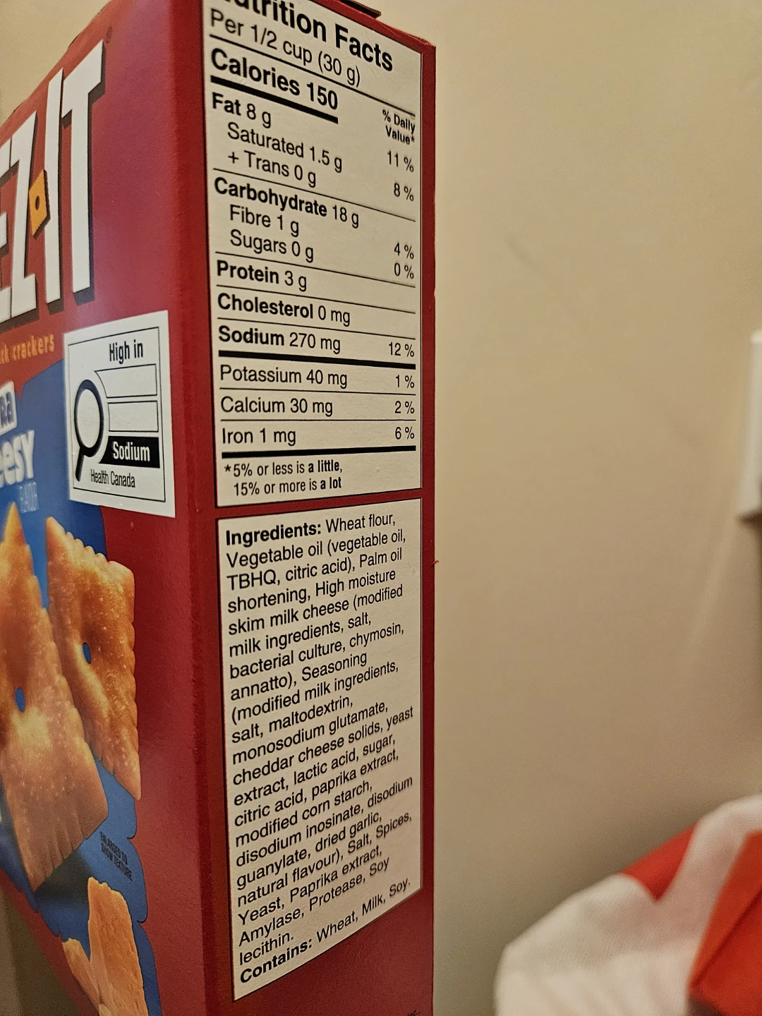 Cheez-It Extra Cheesy Baked Snack Crackers 200g - photo 3