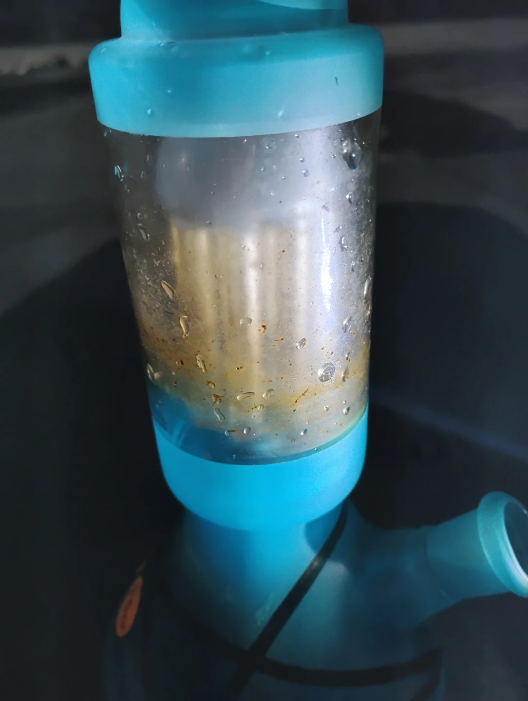 Blue Glass Water Pipe (Label: 2858‑BL) - photo 4