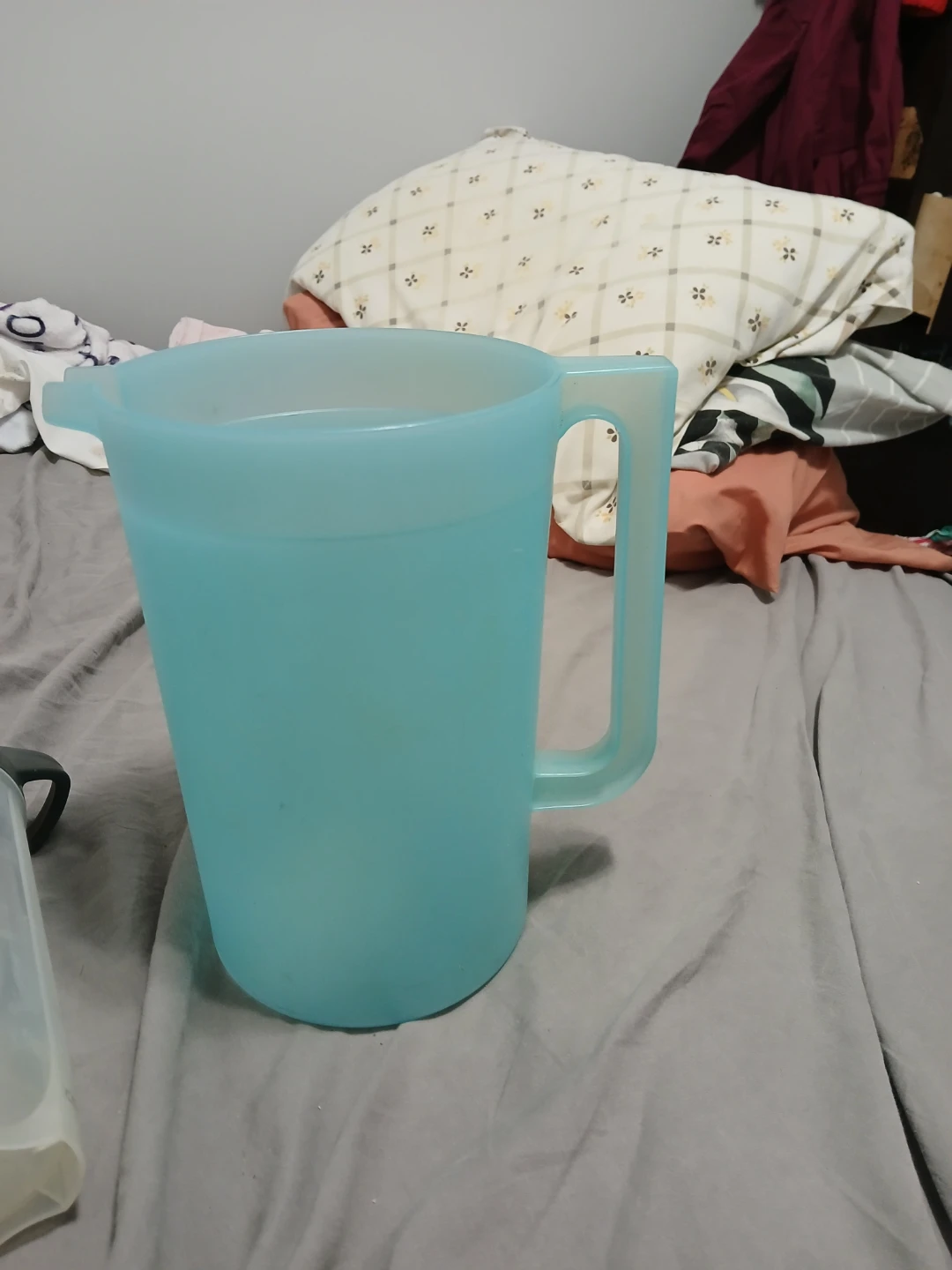 Blue Plastic Pitcher - photo 2