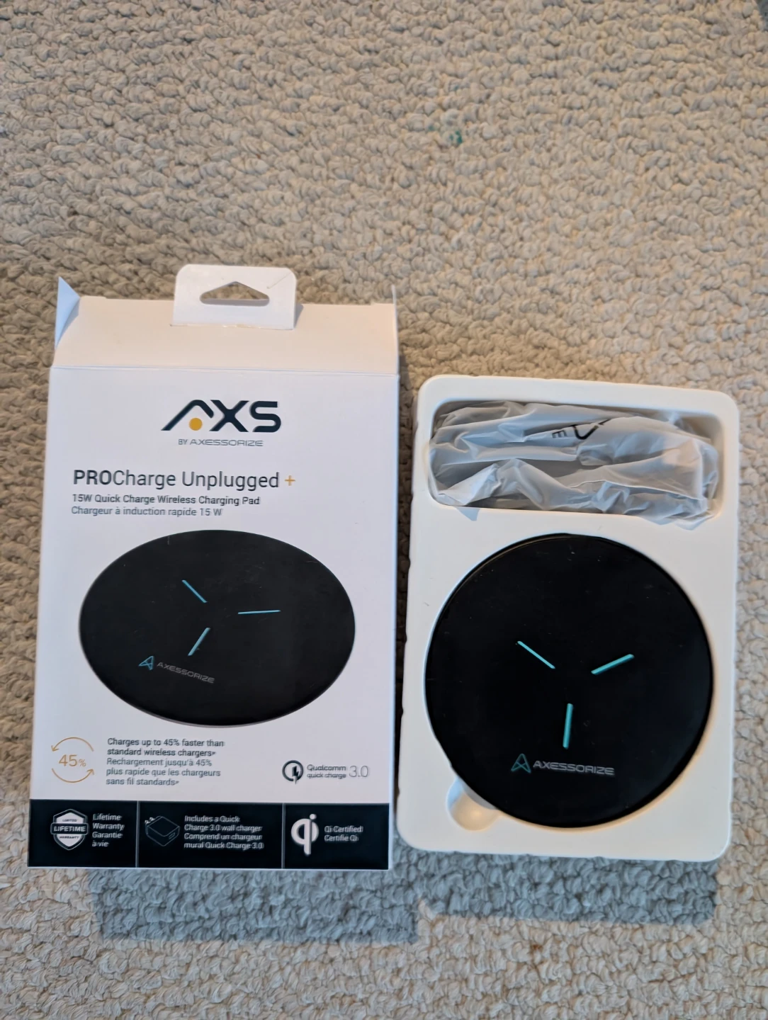 Axessoirze 15W PROCharge Wireless Charger + USB-C Cable - photo 2