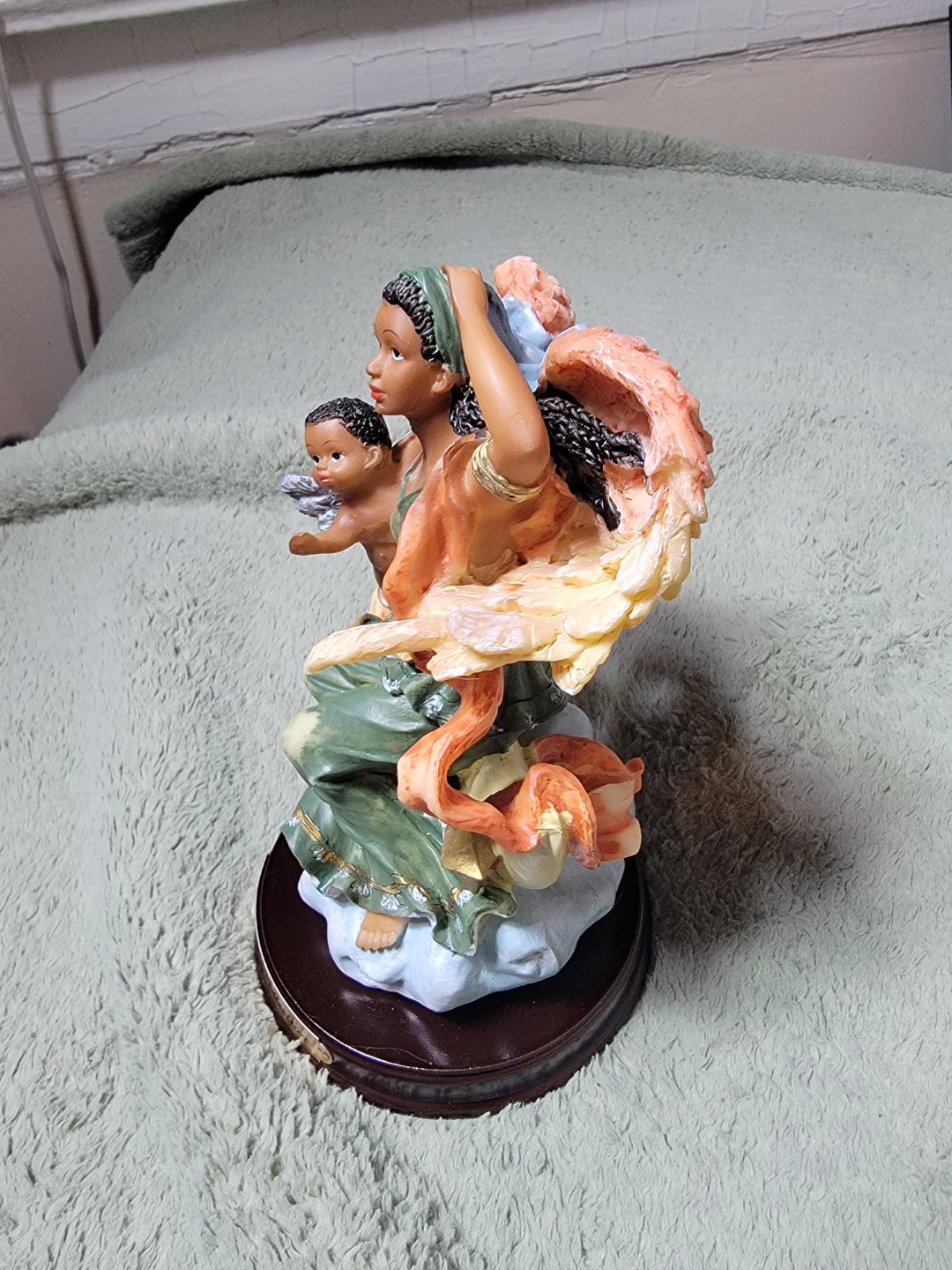 The Mirella Collection Angel Holding Child Figurine - photo 2