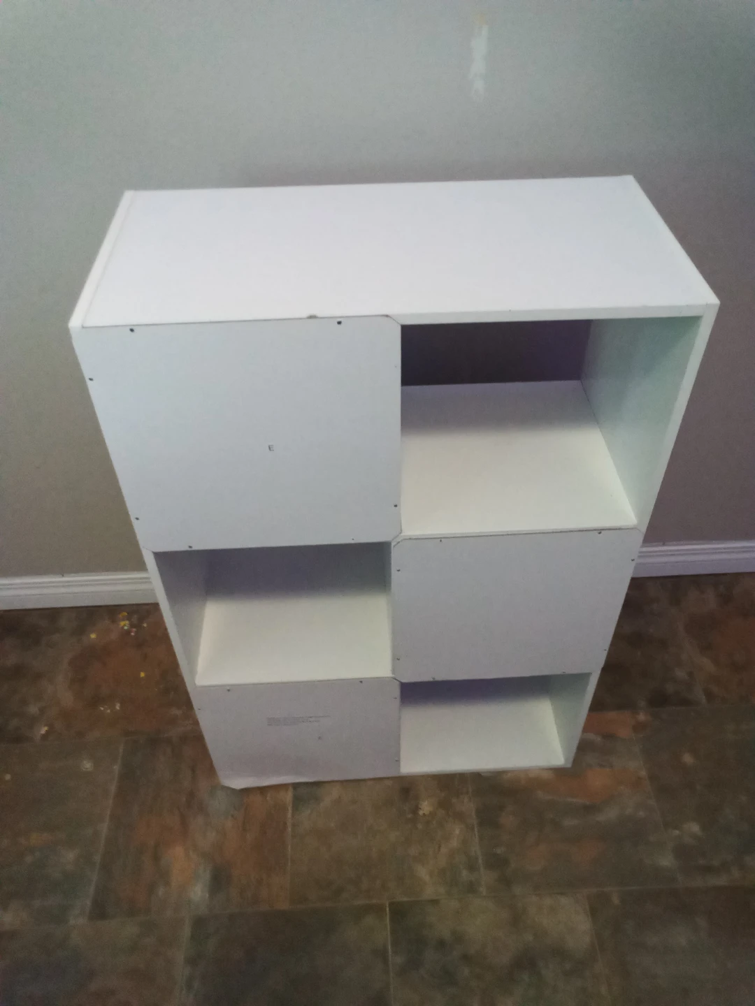 White 6-Cube Bookshelf - photo 3