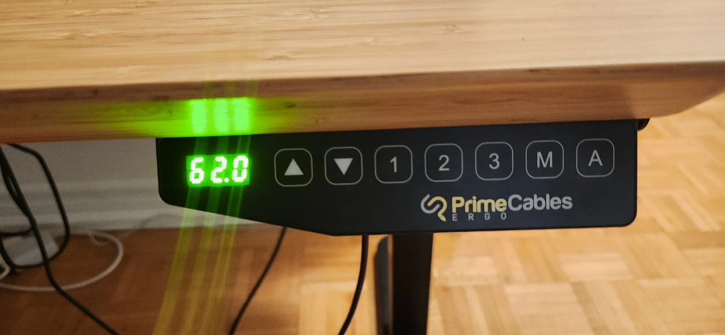 PrimeCables Ergo electric sit/stand adjustable desk
