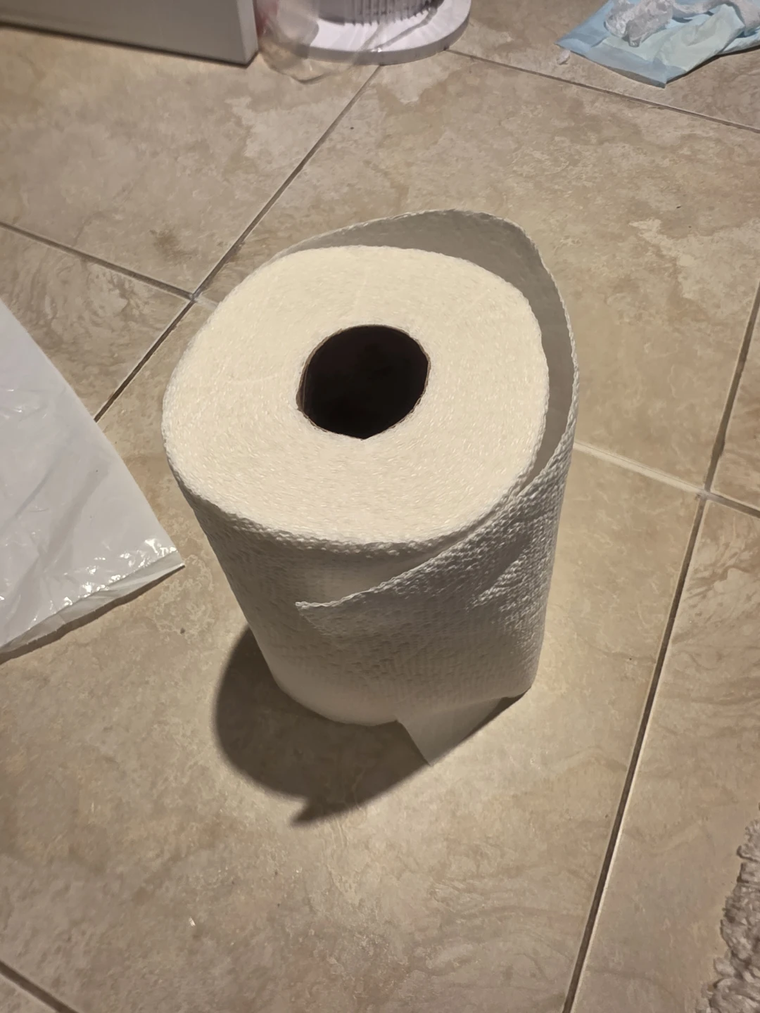 White Paper Towel Roll