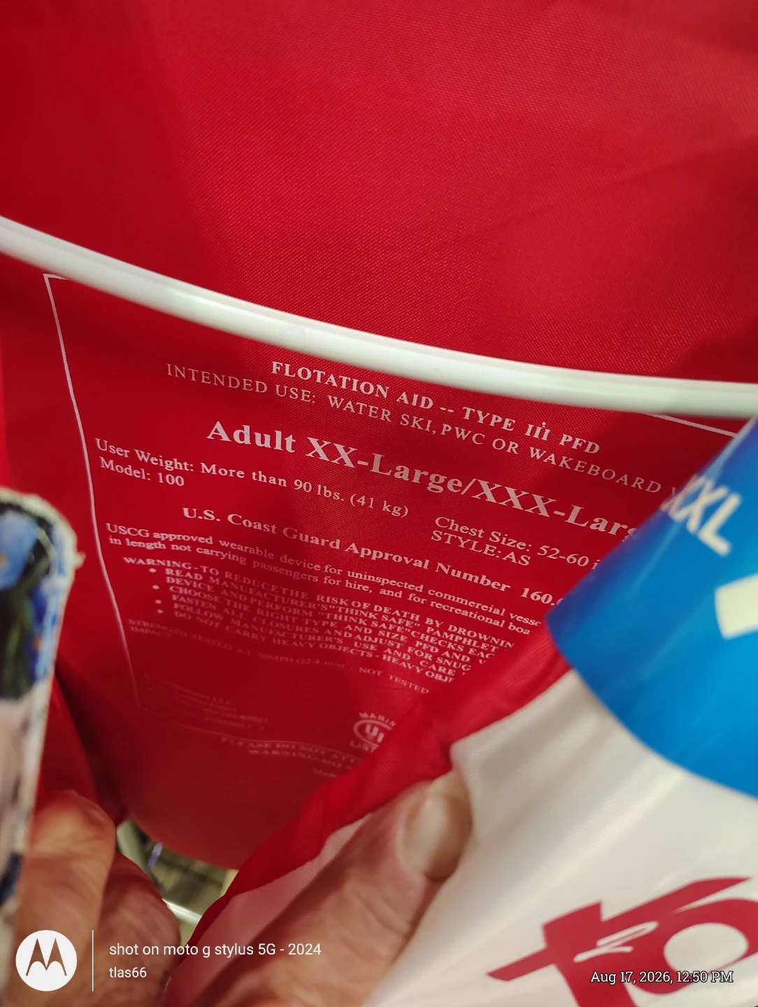 Adult Life Vest XX-Large/XXX-Large - photo 3