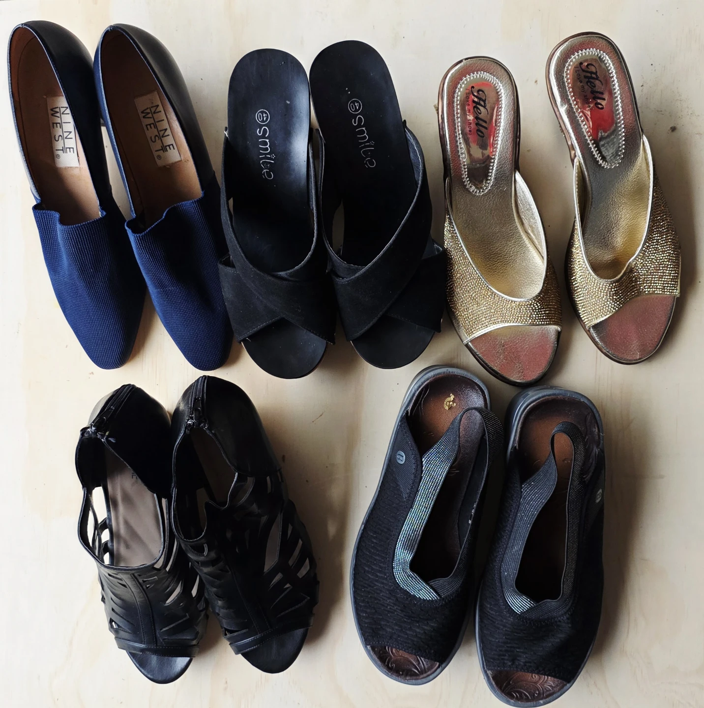 5 pairs set of lady's shoes n sandals - photo 5