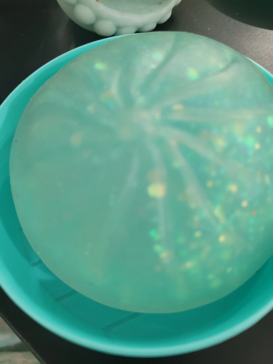 Blue glitter dumpling - photo 2