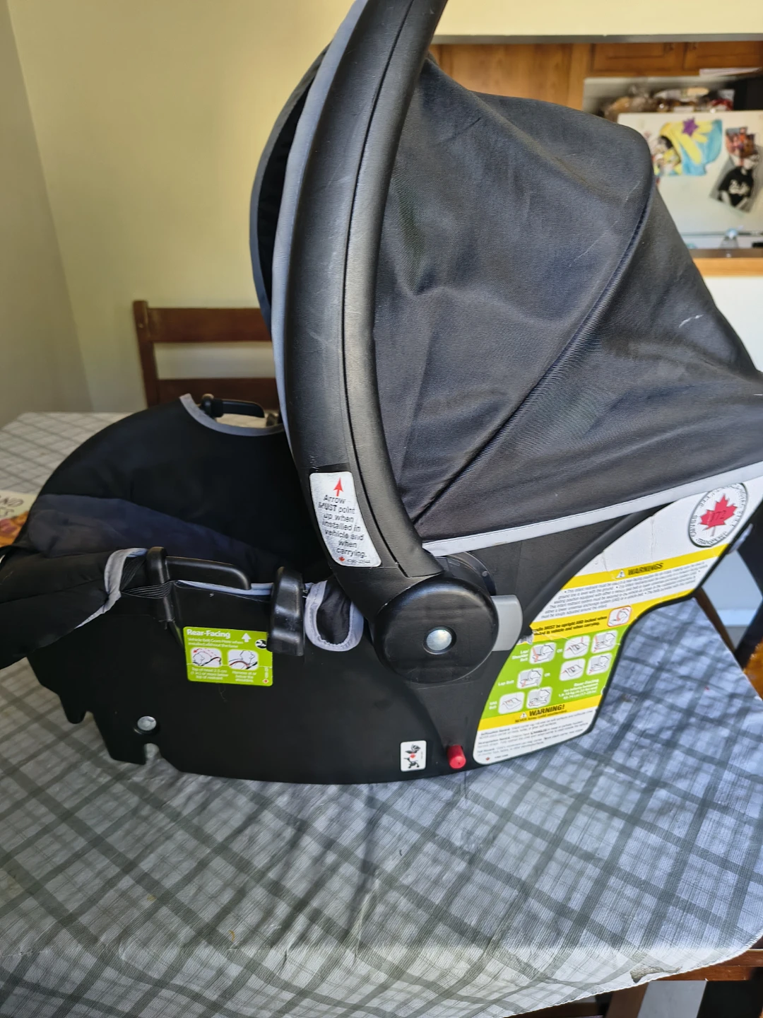 Black Infant Car Seat
