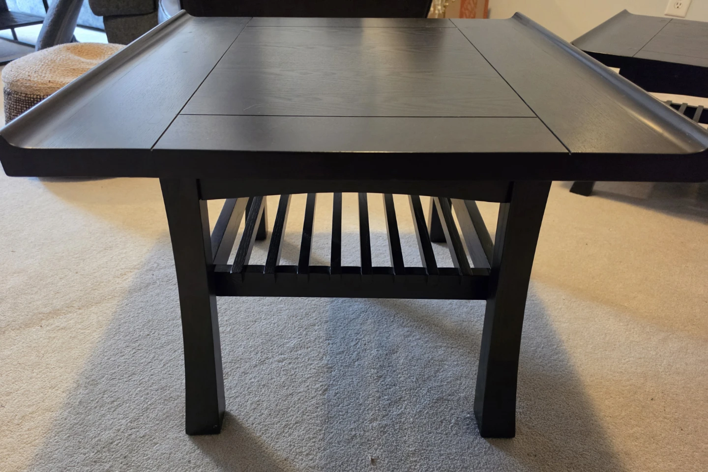 Solid Real Wood Coffee Table and End Table Set - photo 4