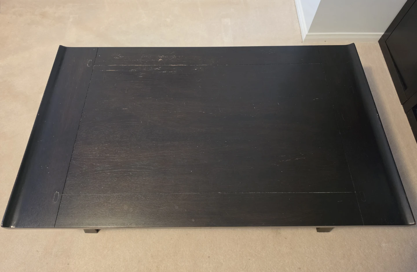 Solid Real Wood Coffee Table and End Table Set - photo 5