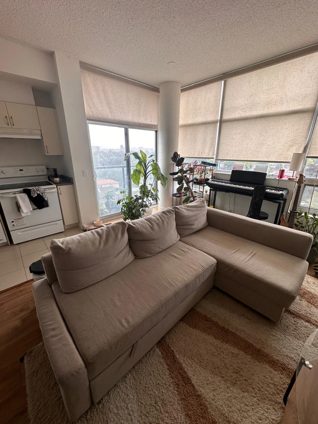 IKEA FRIHETEN Beige Sleeper Sectional Sofa with Storage - photo 3