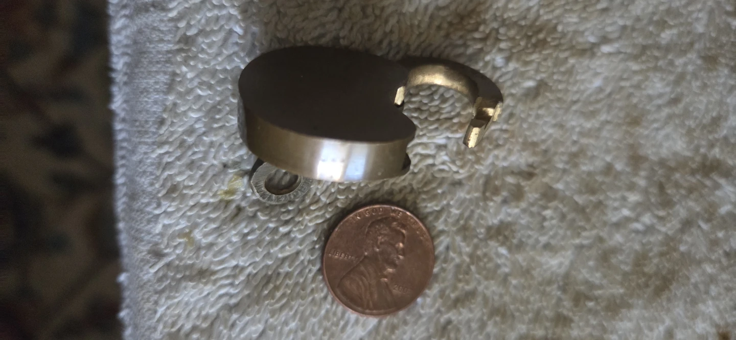 Vintage Brass Padlock - photo 3