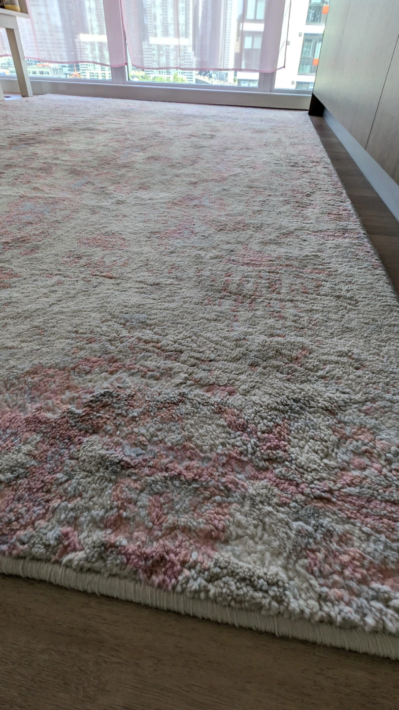 Area Rug – Muted Pink & Grey Palette - photo 5