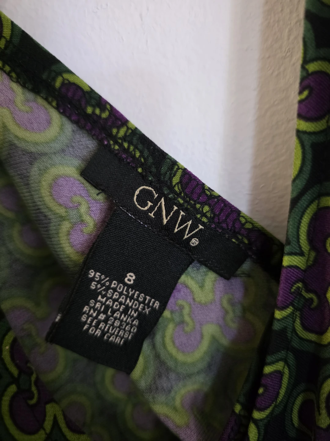 GNW patterned wrap dress size 8 - photo 3