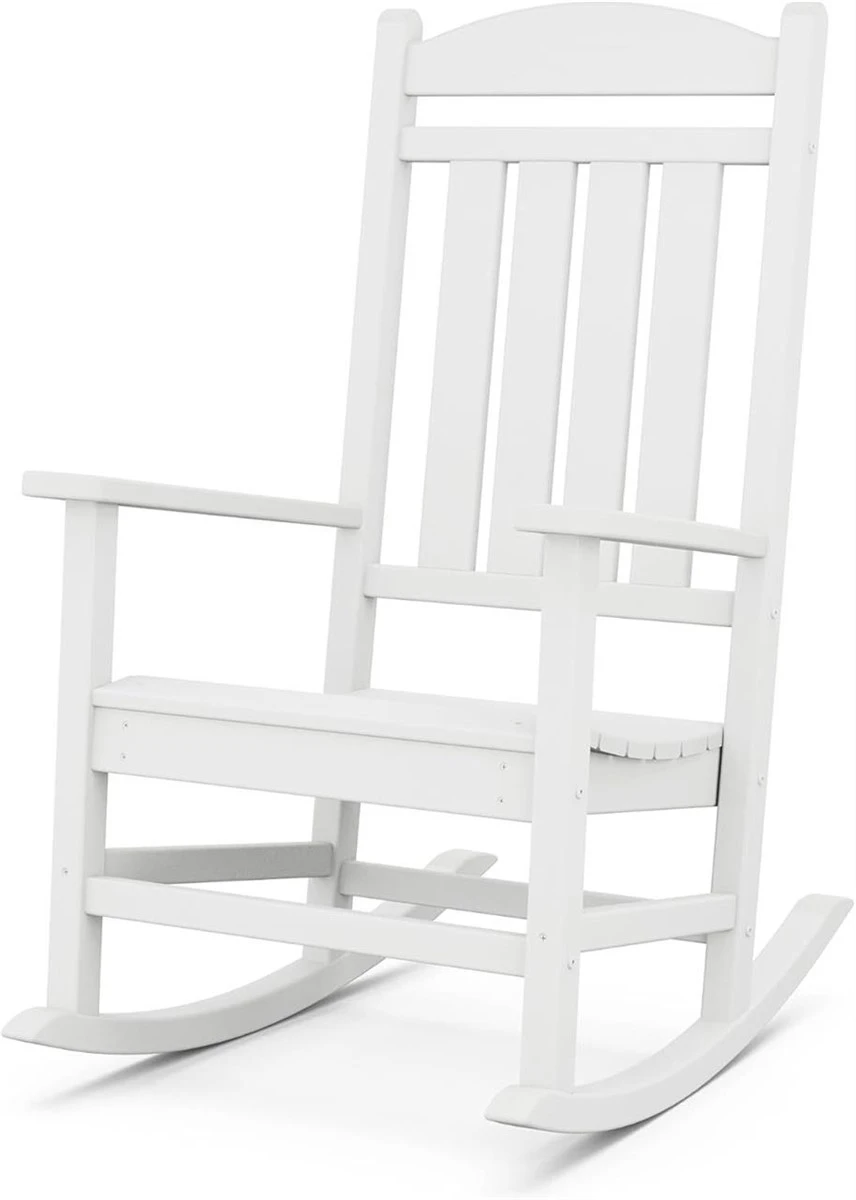 White Patio Rocking Chair - photo 2