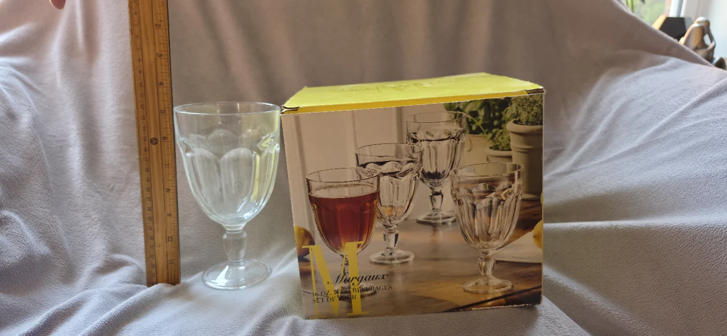 Margaux Set of 4 Iced Beverage Glasses 16oz
