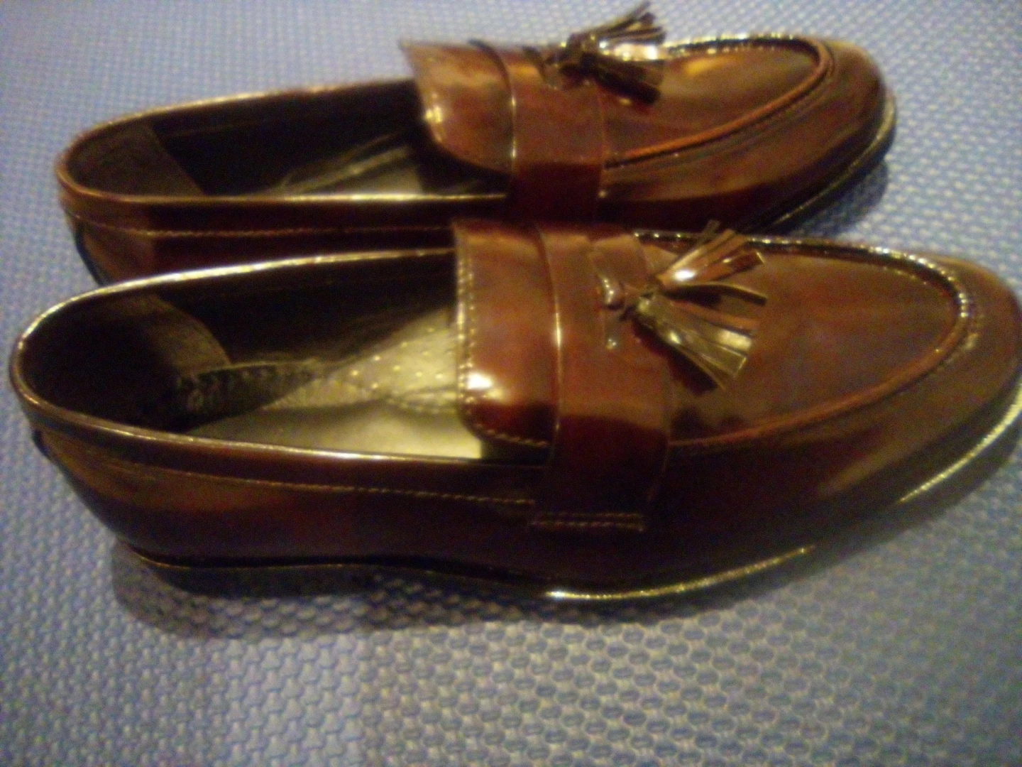 BRAND NEW HAND CRAFTED Brown Tassel Loafers - photo 3