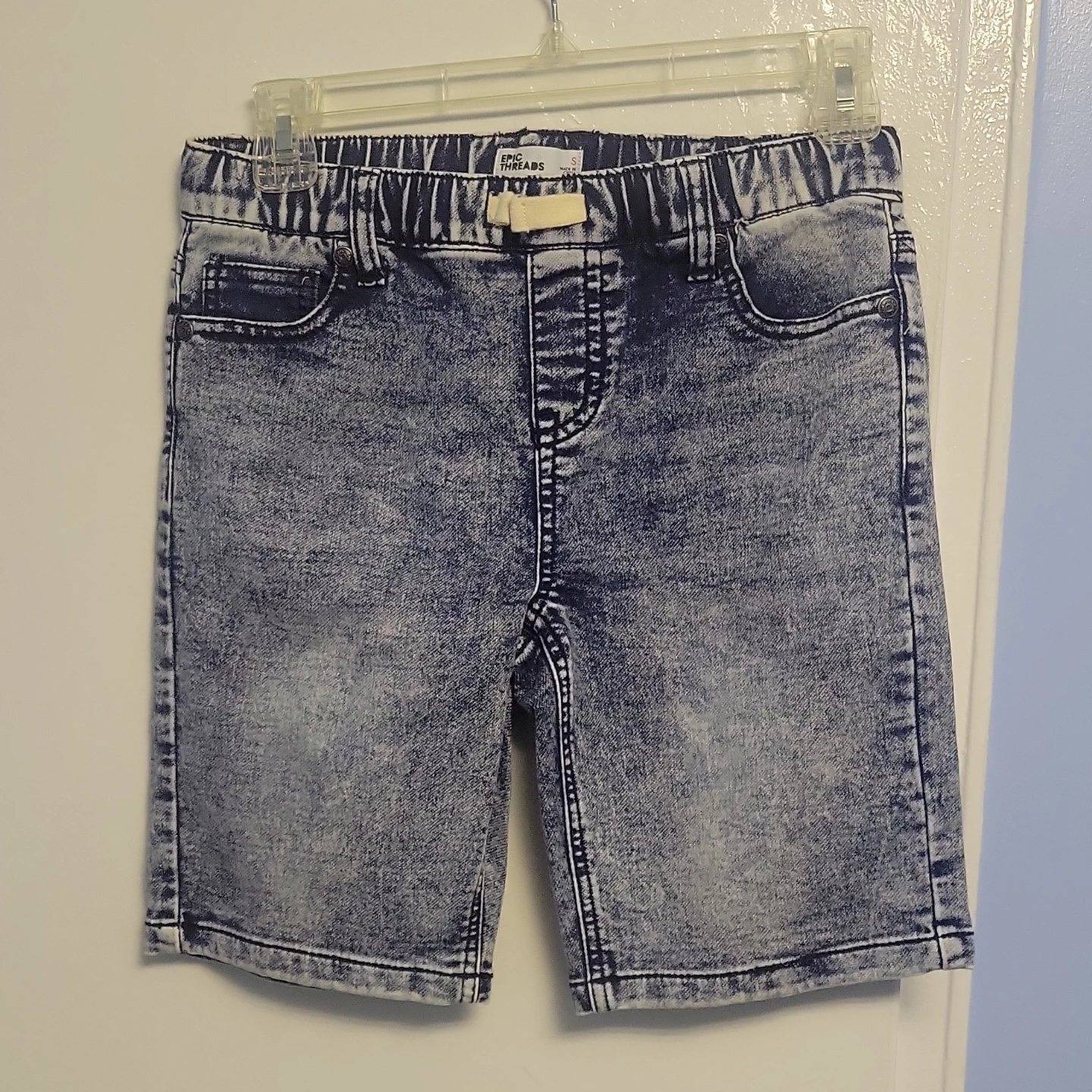 Epic Threads Acid Wash Denim Shorts Size S