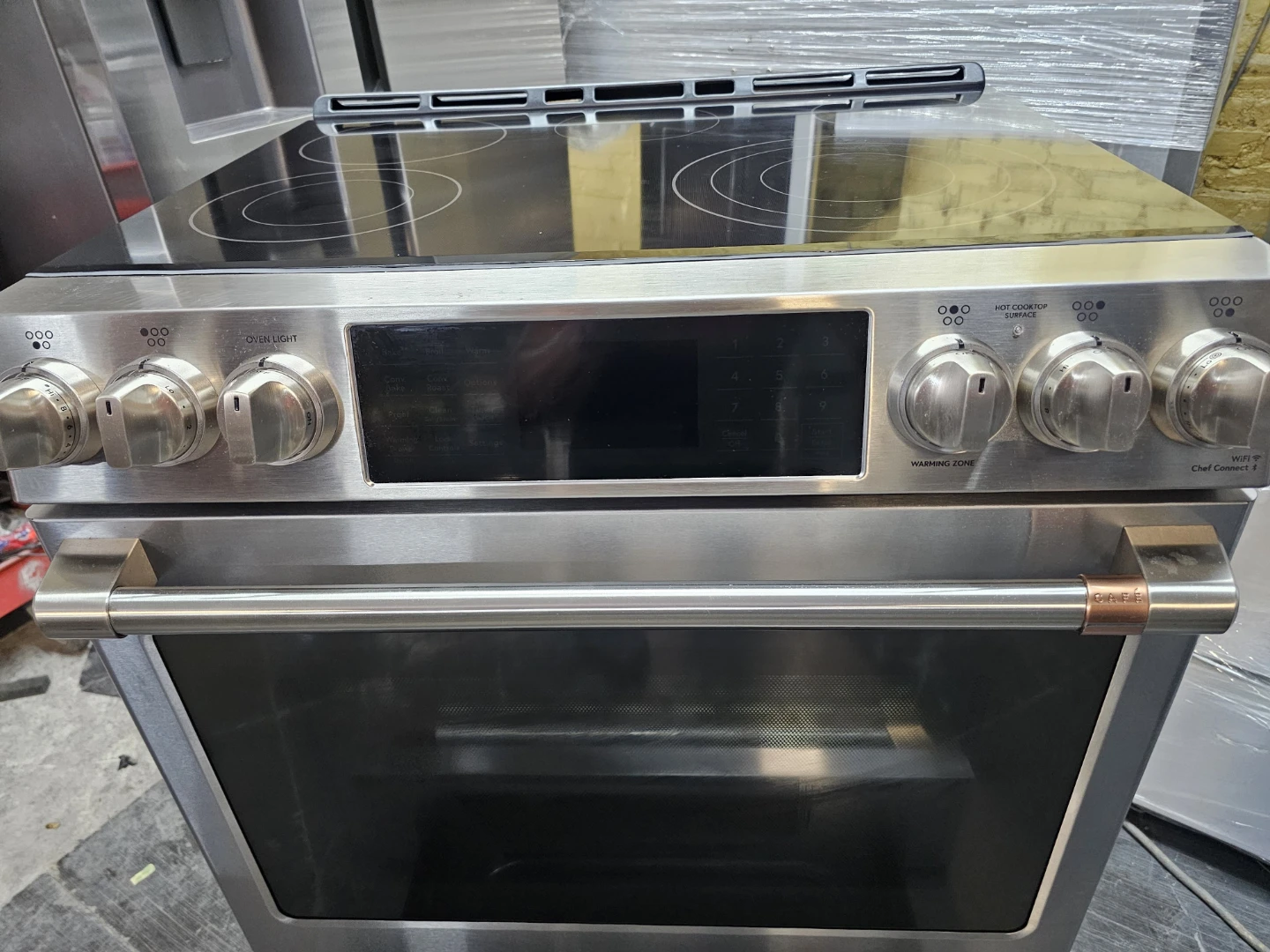GE cafe 30in Stainless steel electric stove