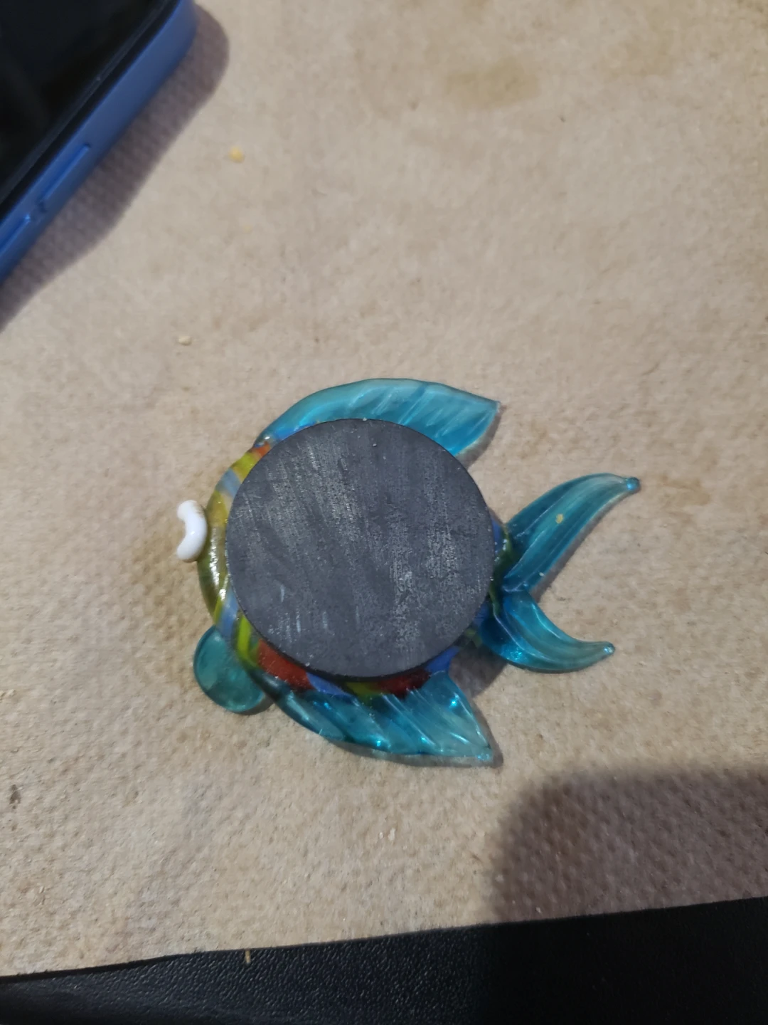 Glass Tropical Fish magnet - photo 2