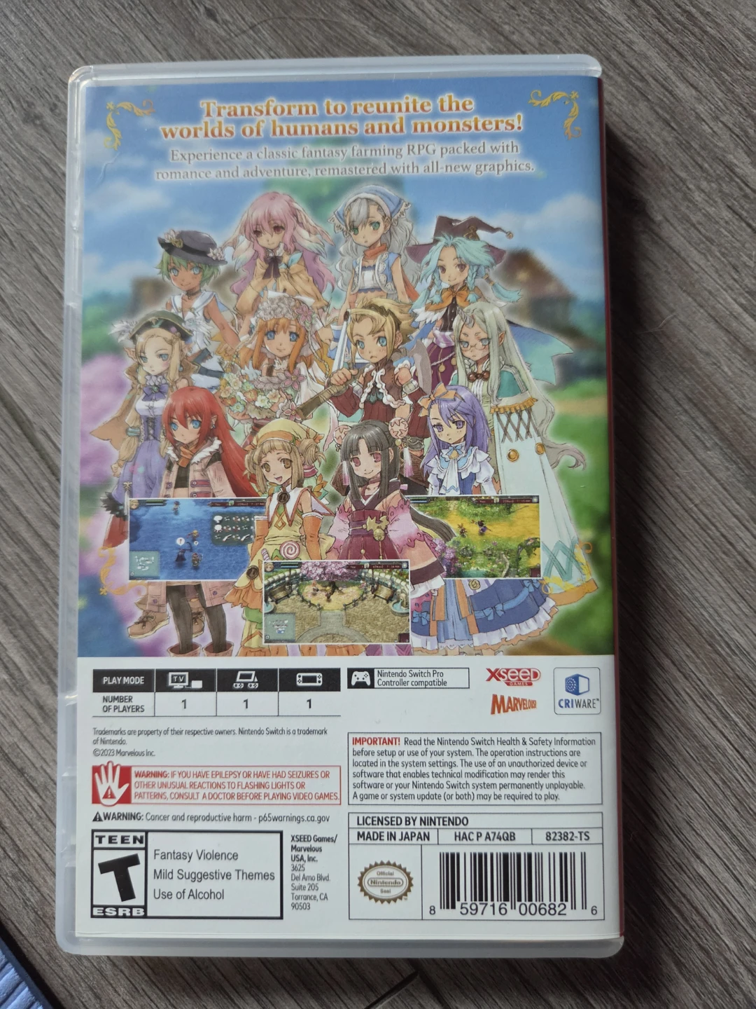 Nintendo Switch Rune Factory 3 Special - photo 2