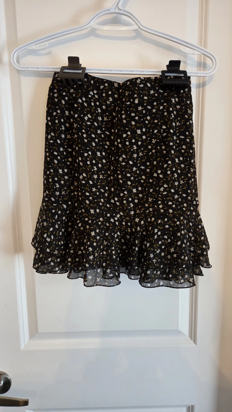 Floral Print Ruffle Skirt - photo 3