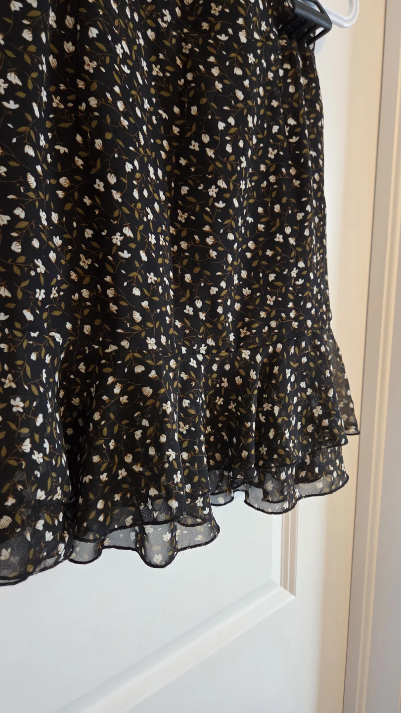 Floral Print Ruffle Skirt - photo 4