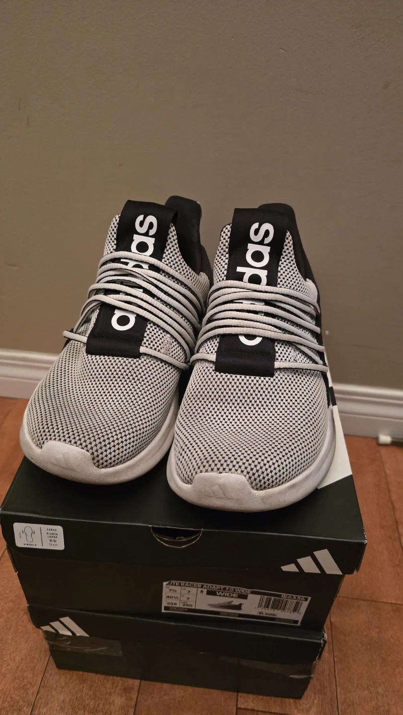 Adidas Lite Racer Adapt 7.0 Wide Shoes Size 7