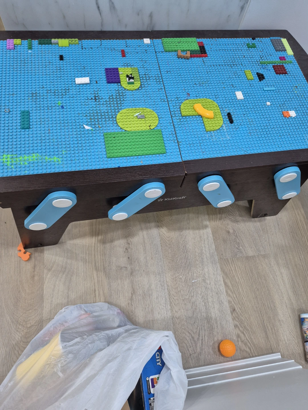 KidKraft Building Bricks Play N Store Table - photo 2