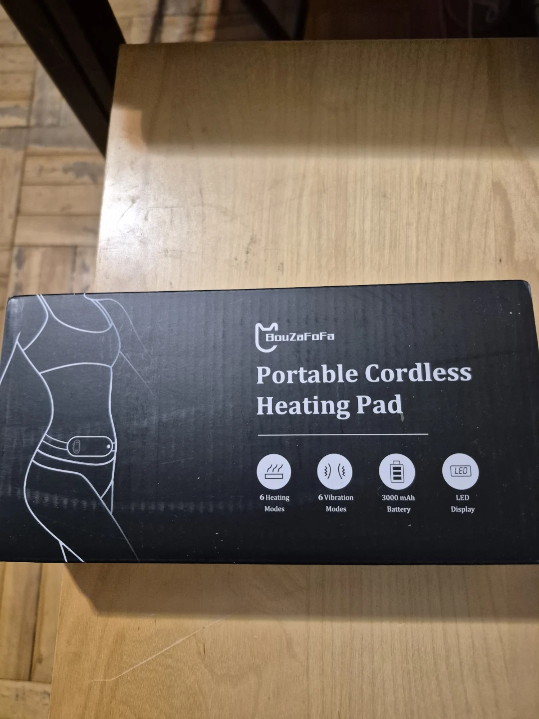 BNIB) Portable Cordless Heating Pad