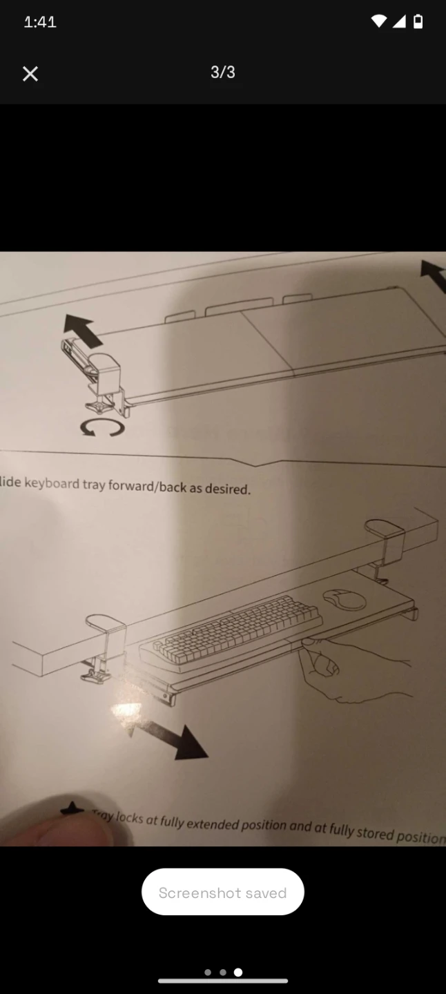 VIVO Clamp-on Keyboard Tray - photo 2