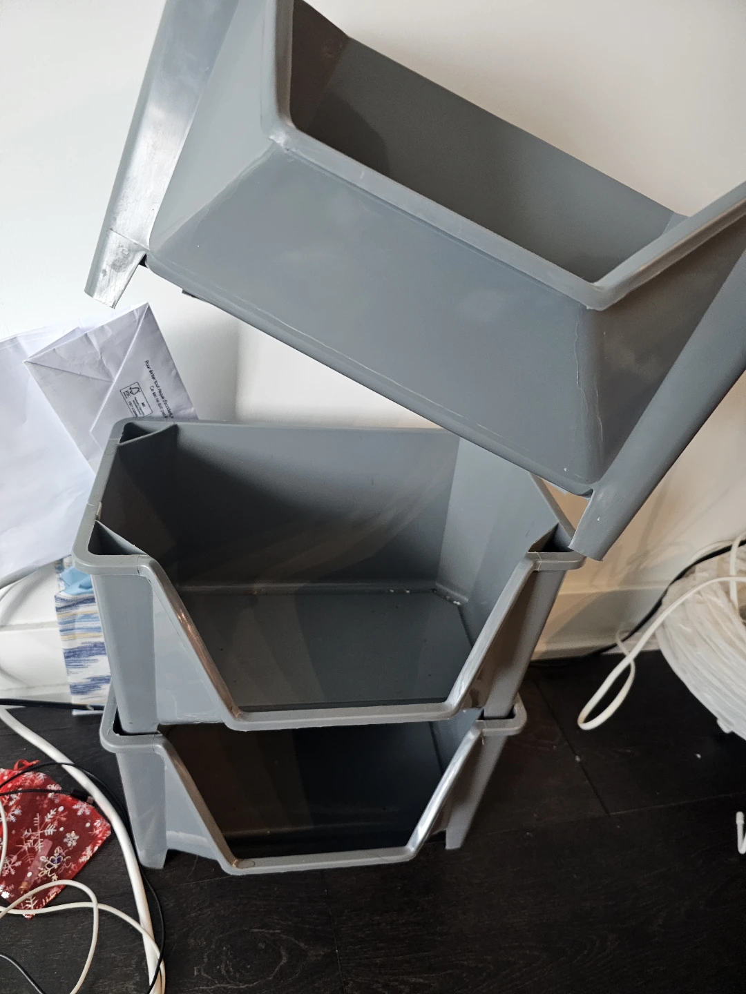 Gracious Living 13-1/2 X 9-1/2 X 7-3/4 IN. Stacking Bin - photo 5