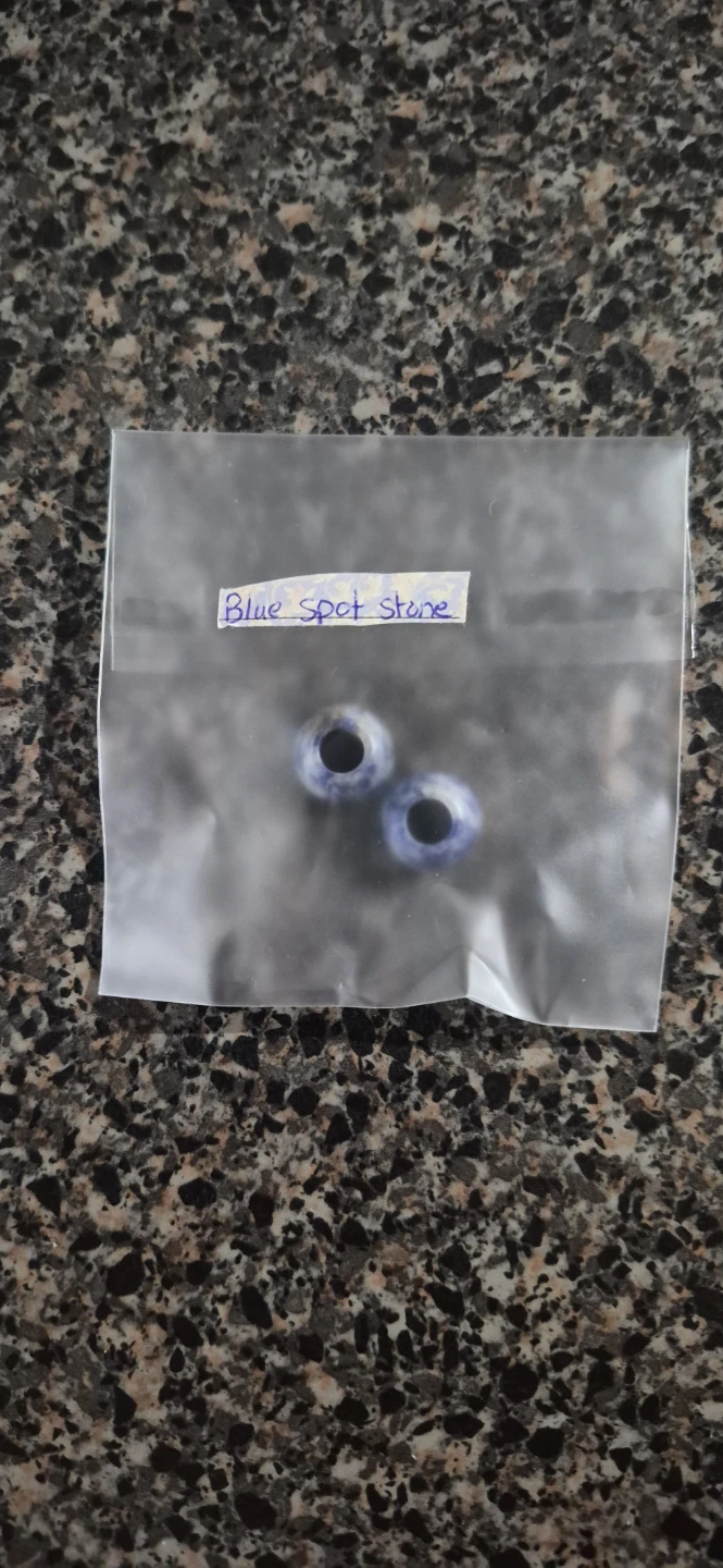 Blue Spot Stone Beads