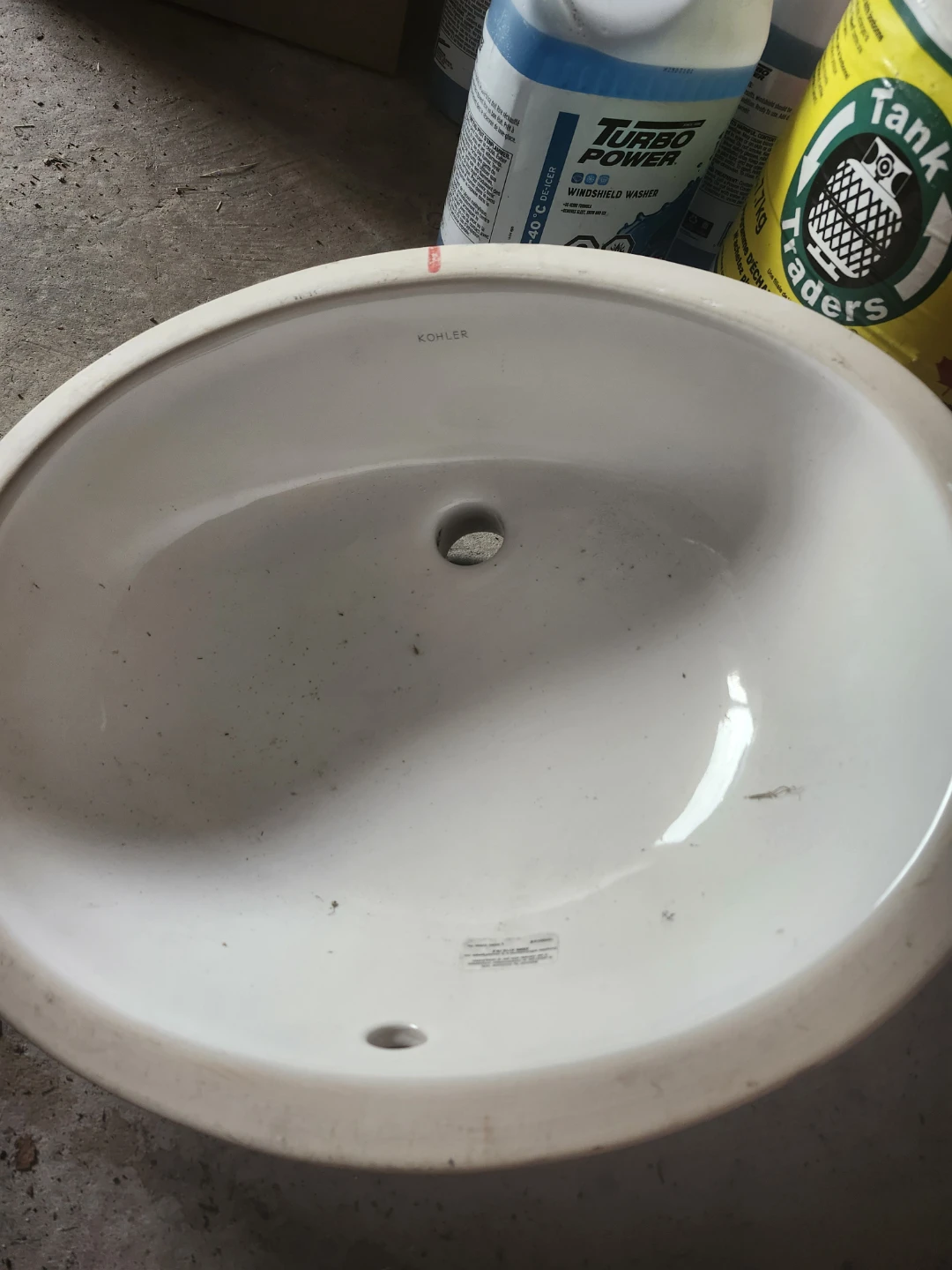 Kohler White Oval Sink
