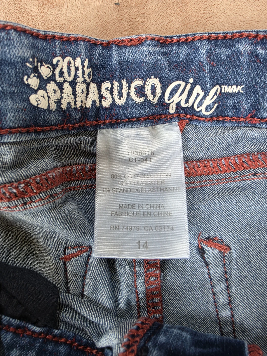 Parasuco Girl Jeans Size 14 - photo 2
