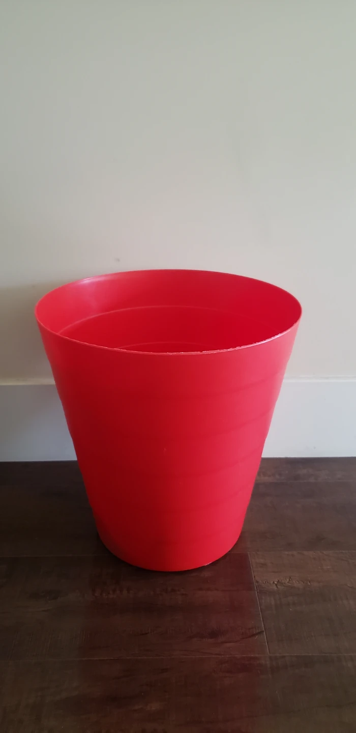 Red Plastic Bucket