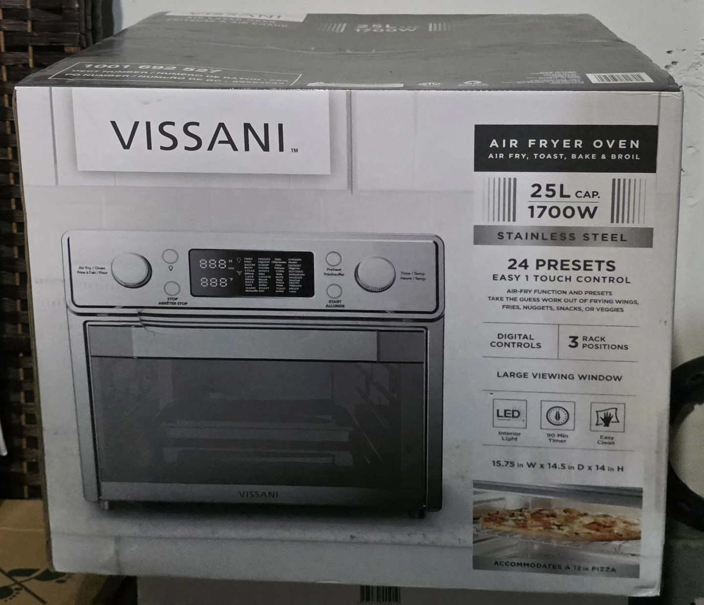 Vissani Air Fryer Oven - photo 2