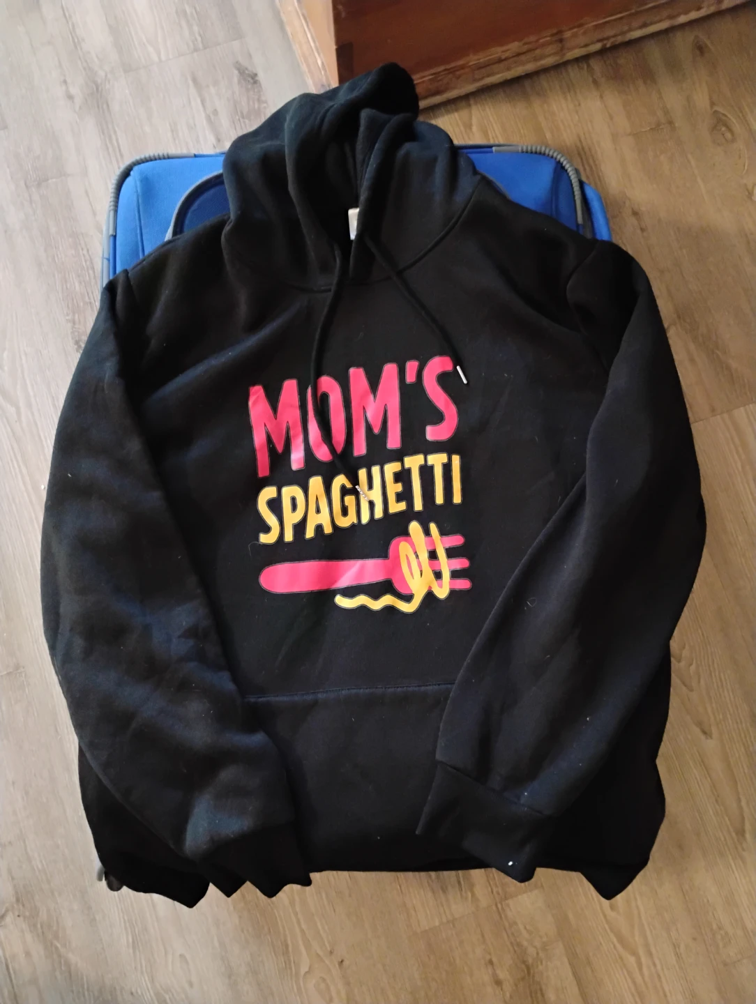 Black "Mom's Spaghetti" Hoodie