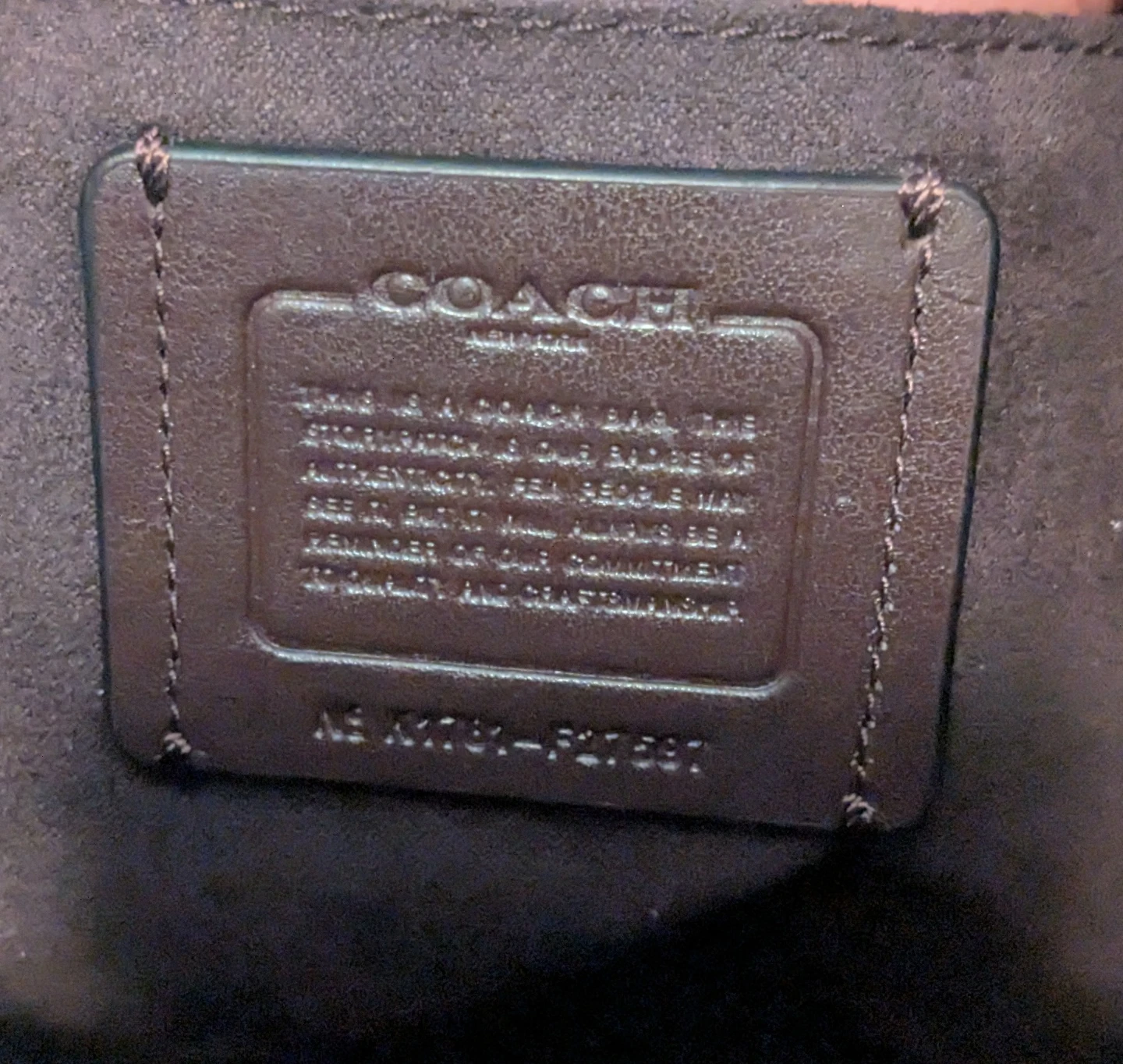 Coach logo leather top handle bag - photo 4