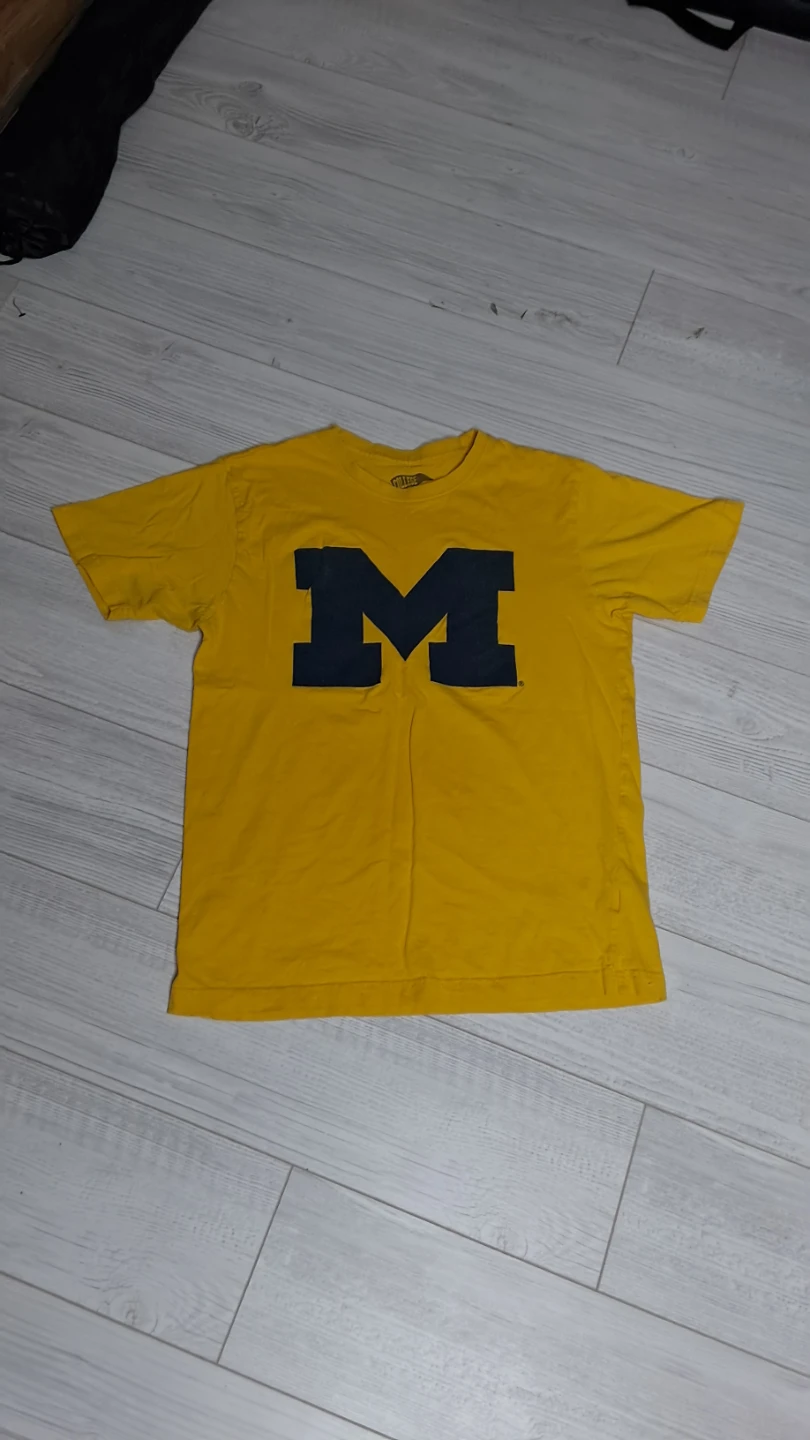 Yellow Michigan Wolverines 'M' T-Shirt