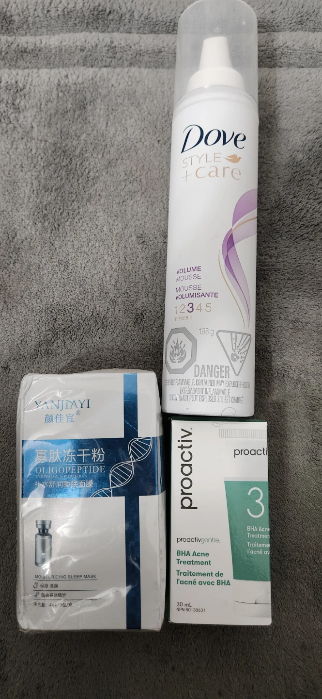 New Skincare & Hair volume mousse