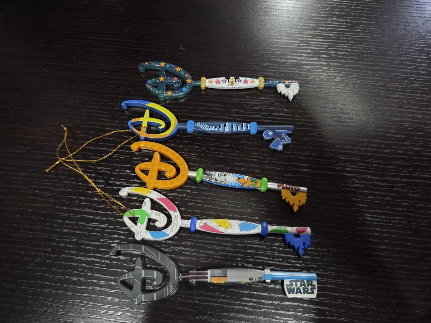 Disney Kingdom Hearts Style Keys (Set of 5)
