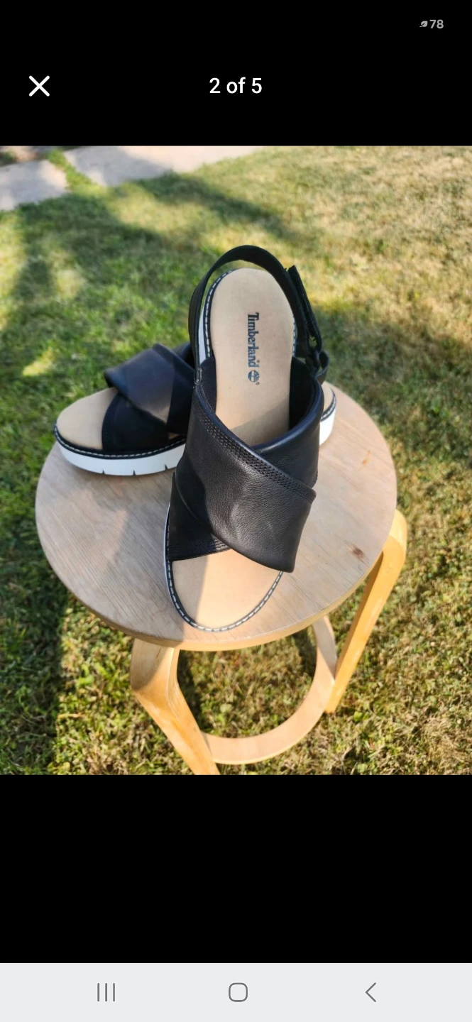 Timberland Women's Safari Dawn Backstrap Sandals Black Size 9.5 - photo 4