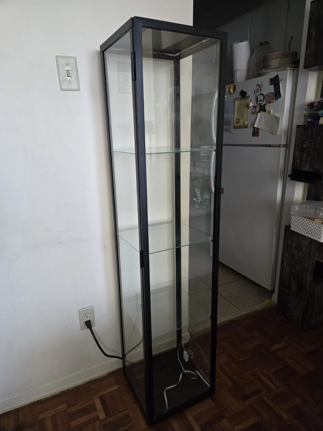 Ikea Glass Display Cabinet with Light (moving sale) - photo 2