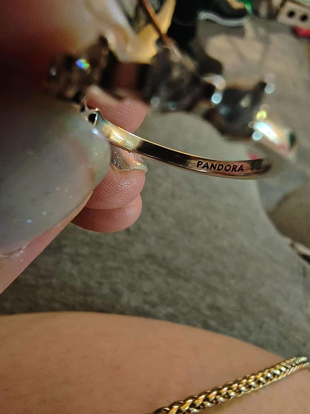 Pandora Bow Station Ring Sterling Silver - photo 3