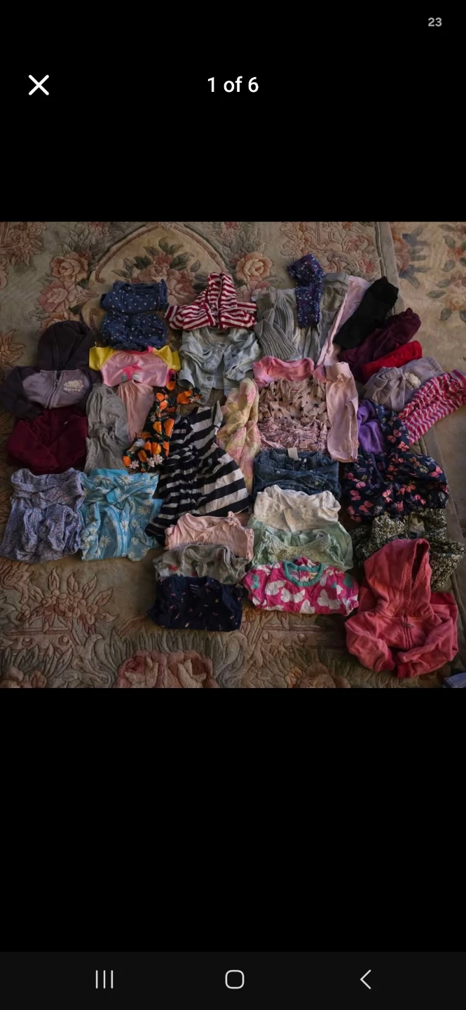 6-12 month baby clothes 33 pieces for 10 - photo 2