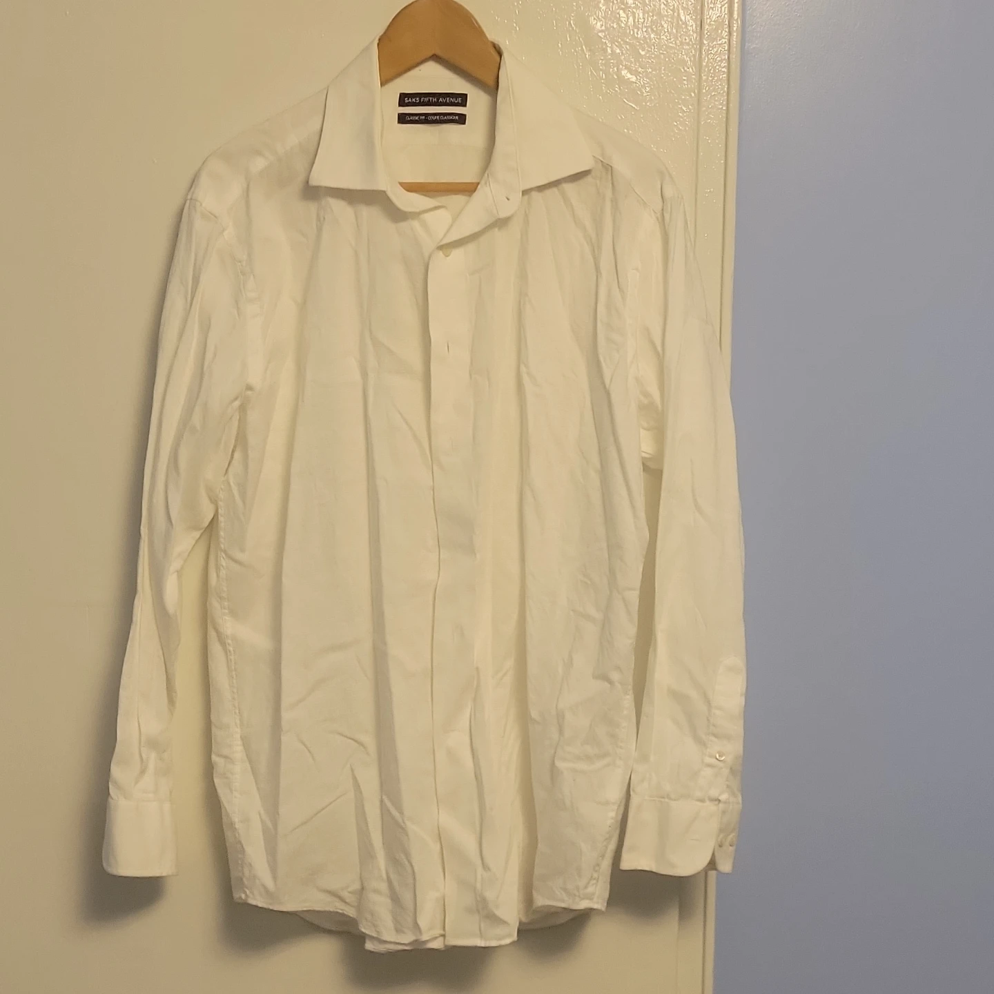 Saks Fifth Avenue White Dress Shirt - photo 2