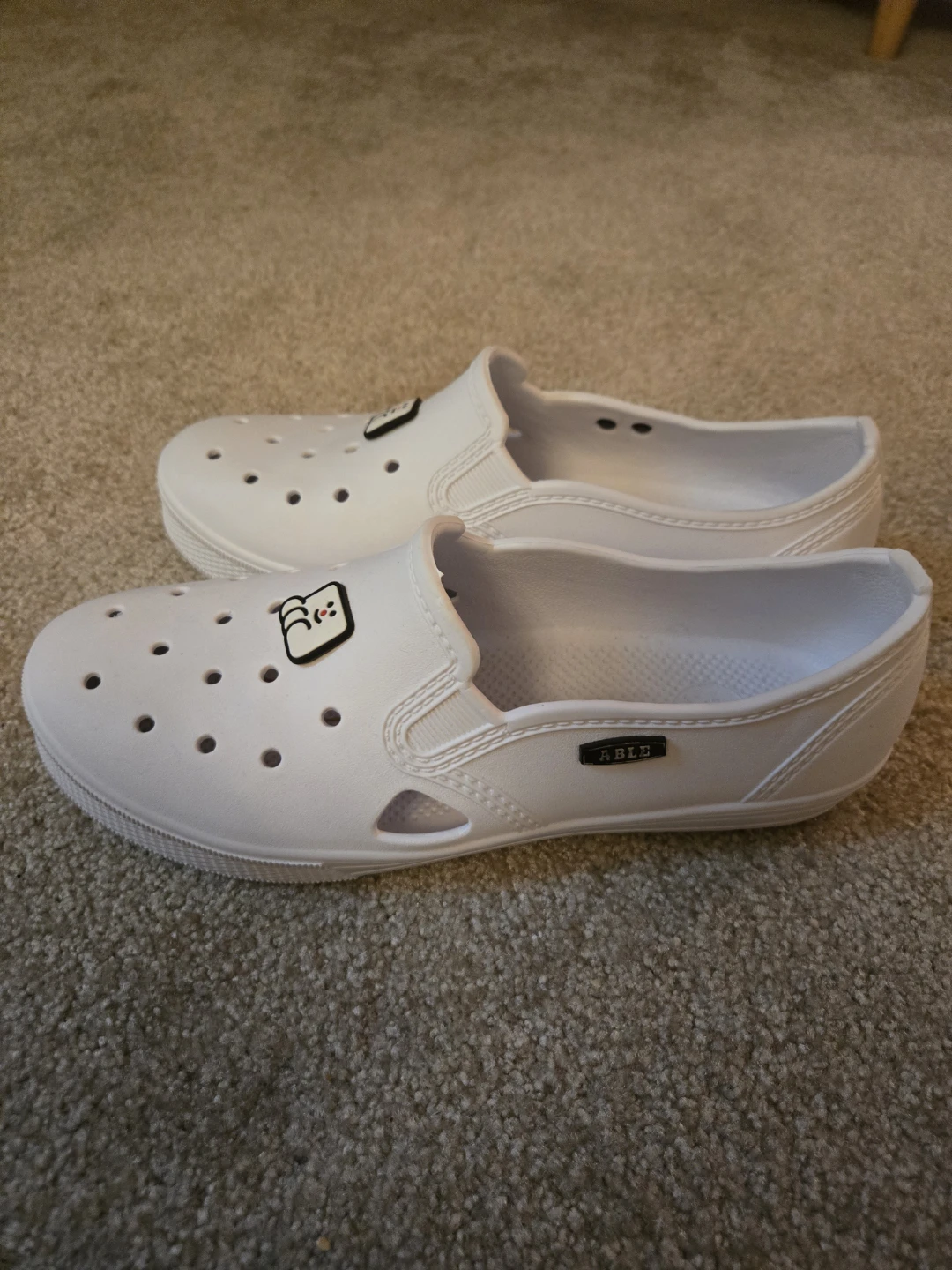 ABLE Tongtongmaru Clogs - White (Size 280) - Worn Once - photo 4