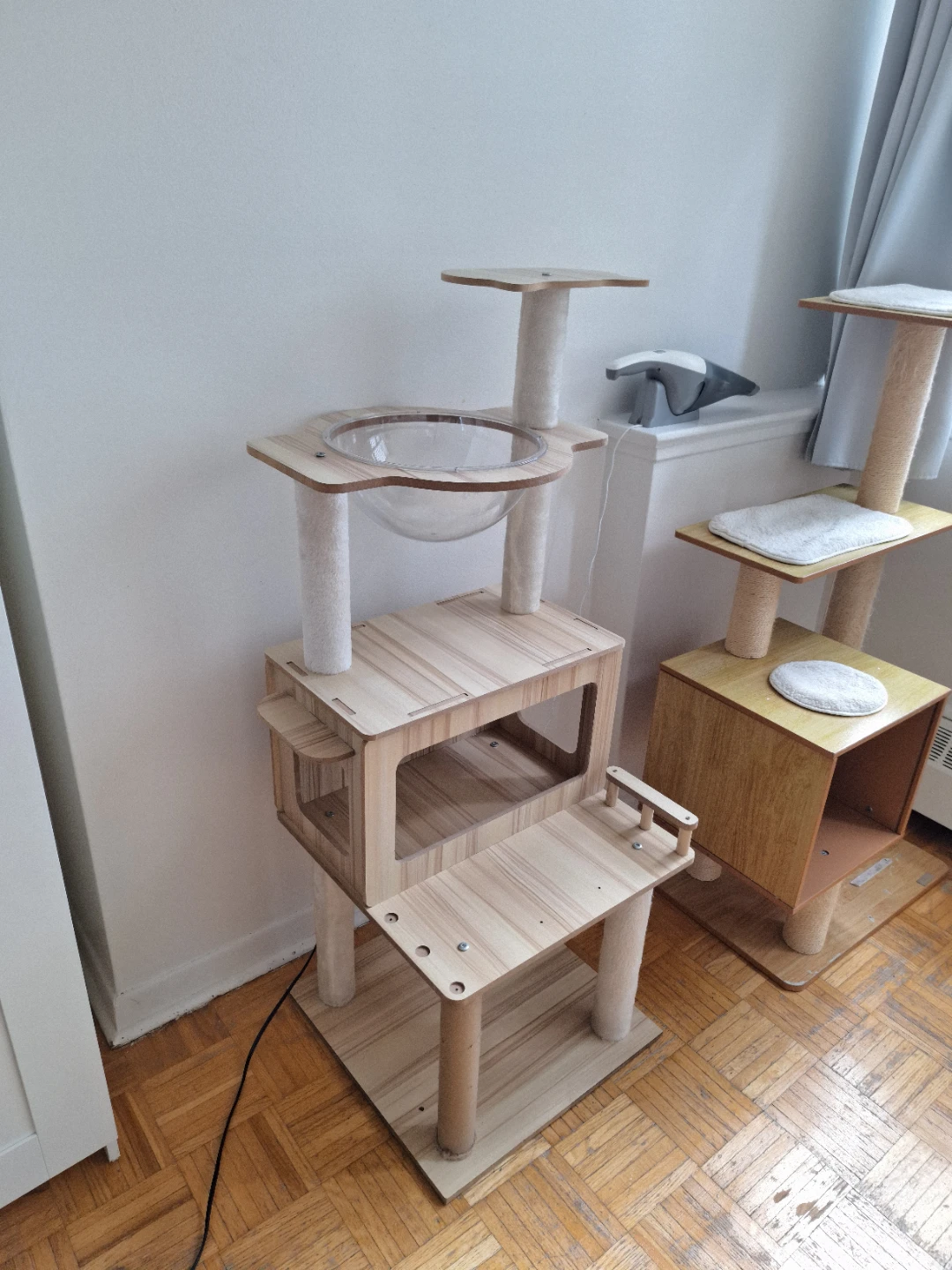 LUXURY CAT BUNDLE: Modern Cat Trees, Bowls, & Toys